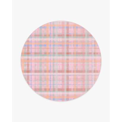 Cora Multicolour Pink Rug - 245 Round cm - All-In-One Rug