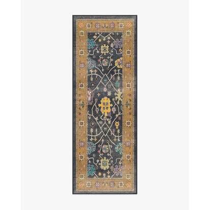 Jemima Vintage Ink Multicolour Rug - 75 x 215 cm - All-In-One Rug