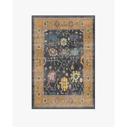Jemima Vintage Ink Multicolour Rug - 120 x 185 cm - All-In-One Rug