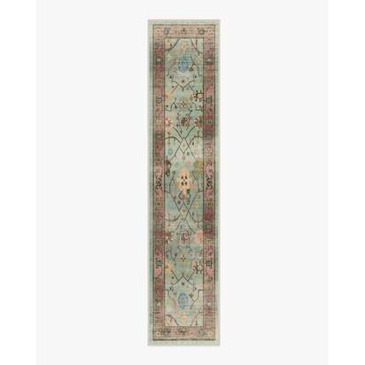 Jemima Sage and Rosewood Rug - 75 x 365 cm - All-In-One Rug
