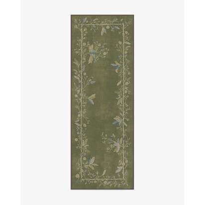 Daphne Olive Green Rug - 75 x 215 cm - All-In-One Rug
