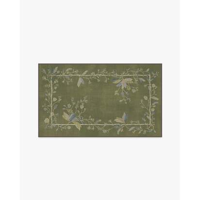 Daphne Olive Green Rug - 90 x 150 cm - All-In-One Rug