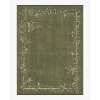 Daphne Olive Green Rug - 275 x 365 cm - All-In-One Rug