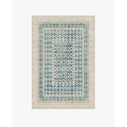 Cyrus Neutral and Blue Rug - 120 x 185 cm - All-In-One Rug