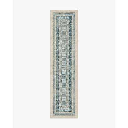 Cyrus Neutral and Blue Rug - 275 x 365 cm - All-In-One Rug