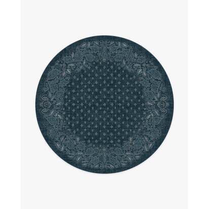 Prato Midnight Blue Rug - 245 Round cm - All-In-One Rug