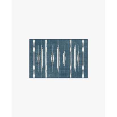 Raye Indigo & Ivory Rug - 60 x 90 cm - All-In-One Rug