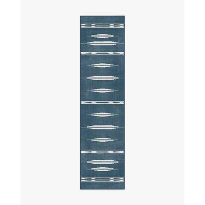 Raye Indigo & Ivory Rug - 60 x 90 cm - All-In-One Rug