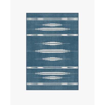 Raye Indigo & Ivory Rug - 120 x 185 cm - All-In-One Rug