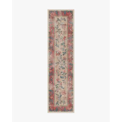 Lilou Currant & Teal Green Rug - 75 x 365 cm - All-In-One Rug