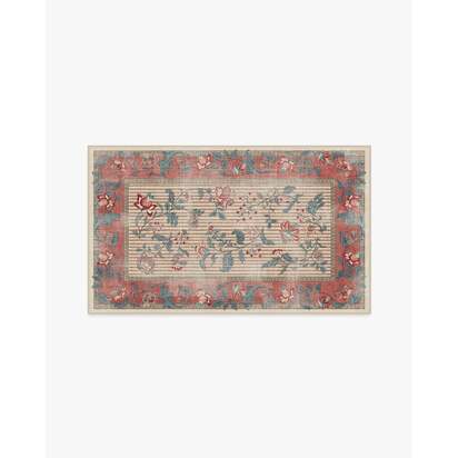 Lilou Currant & Teal Green Rug - 90 x 150 cm - All-In-One Rug
