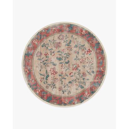 Lilou Currant & Teal Green Rug - 245 Round cm - All-In-One Rug