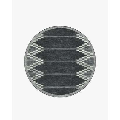 Sloane Black Rug - 185 Round cm - All-In-One Rug