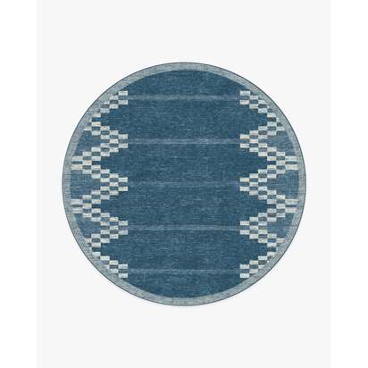 Sloane Blue Rug - 245 Round cm - All-In-One Rug