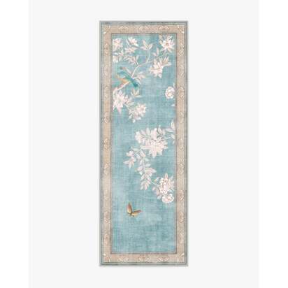 Hampton Soft Blue Rug by Gracie - 75 x 215 cm - All-In-One Rug