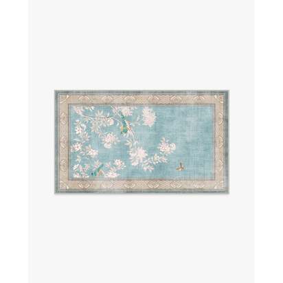 Hampton Soft Blue Rug by Gracie - 90 x 150 cm - All-In-One Rug