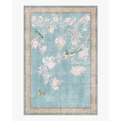 Hampton Soft Blue Rug by Gracie - 200 x 290 cm - All-In-One Rug