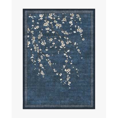Sakura Indigo Rug by Gracie - 150 x 215 cm - All-In-One Rug