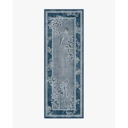 Draper Blue Rug by Gracie - 75 x 215 cm - All-In-One Rug