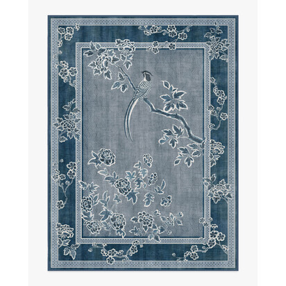 Draper Blue Rug by Gracie - 275 x 365 cm - All-In-One Rug
