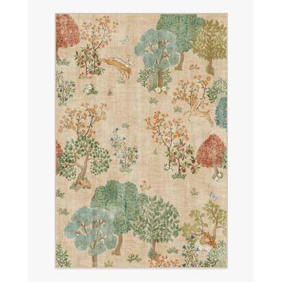 Pamir Garden Fern Rug by Sanderson - 185 x 275 cm - All-In-One Rug
