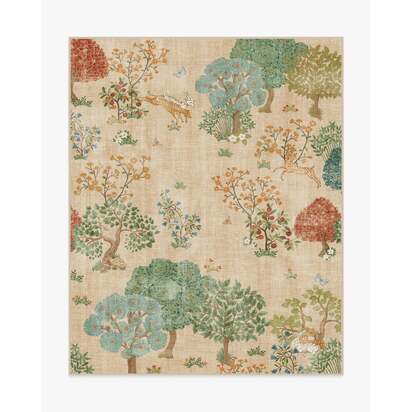 Pamir Garden Fern Rug by Sanderson - 245 x 305 cm - All-In-One Rug