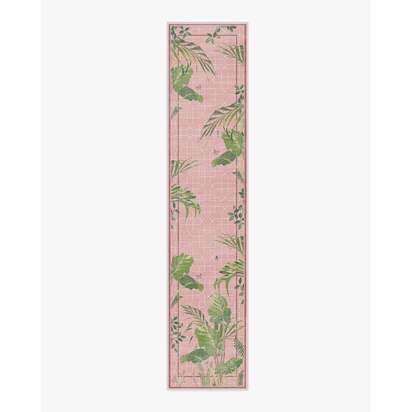 Palm House Rose Rug by Sanderson - 75 x 365 cm - All-In-One Rug