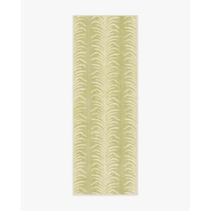 Tree Fern Matcha Green Rug by Sanderson - 75 x 215 cm - All-In-One Rug