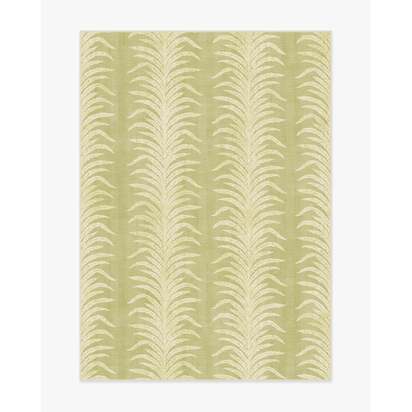 Tree Fern Matcha Green Rug by Sanderson - 150 x 215 cm - All-In-One Rug