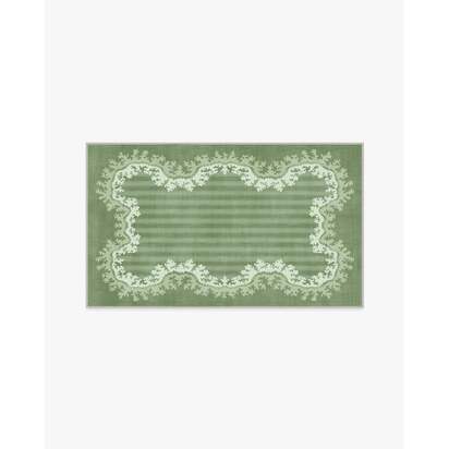 Oxbow Botanical Green Rug by Sanderson - 90 x 150 cm - All-In-One Rug