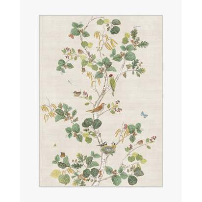 Woodland Chorus Fawn Rug by Sanderson - 150 x 215 cm - All-In-One Rug
