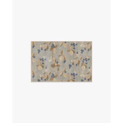Rubus Azure & Fawn Rug by Sanderson - 60 x 90 cm - All-In-One Rug