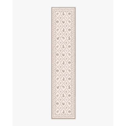 Squirrel & Hedgehog Fawn Rug by Sanderson - 75 x 365 cm - All-In-One Rug
