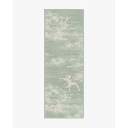 Silvi Clouds Seaspray Rug by Sanderson - 75 x 215 cm - All-In-One Rug