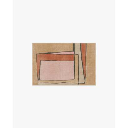 Ari Natural Multicolour Rug - 60 x 90 cm - All-In-One Rug