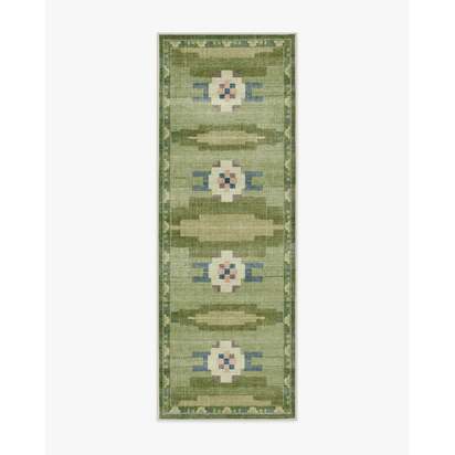 Annika Green Rug - 75 x 215 cm - All-In-One Rug