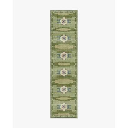 Annika Green Rug - 245 Round cm - All-In-One Rug