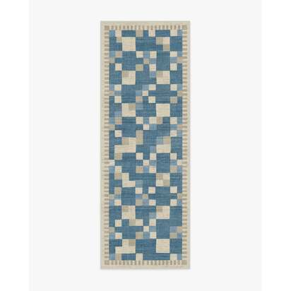 Blake Blue Rug - 75 x 215 cm - All-In-One Rug
