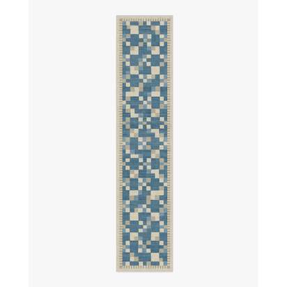 Blake Blue Rug - 75 x 365 cm - All-In-One Rug