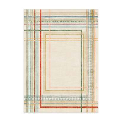 Callie Cream Multicolour Rug - 150 x 215 cm - All-In-One Rug