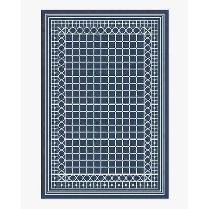 Palm Beach Navy Rug by Gray Malin - 185 x 275 cm - All-In-One Rug