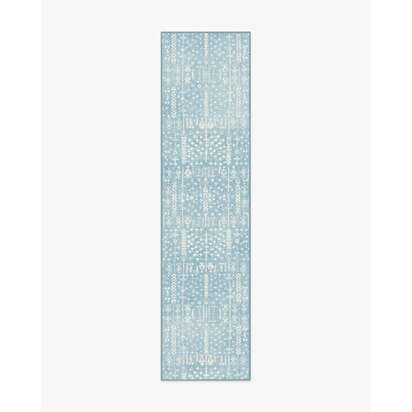 Palmetto Coastal Blue Rug by Gray Malin - 275 x 365 cm - All-In-One Rug
