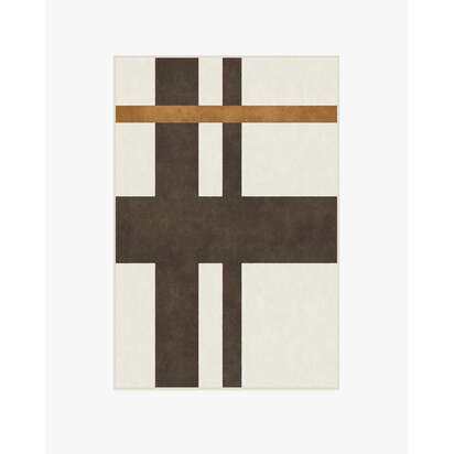 Scala Ivory & Brown Rug by The Local Project - 75 x 305 cm - All-In-One Rug