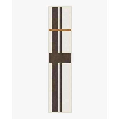 Scala Ivory & Brown Rug by The Local Project - 75 x 365 cm - All-In-One Rug