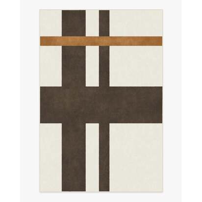 Scala Ivory & Brown Rug by The Local Project - 185 x 275 cm - All-In-One Rug