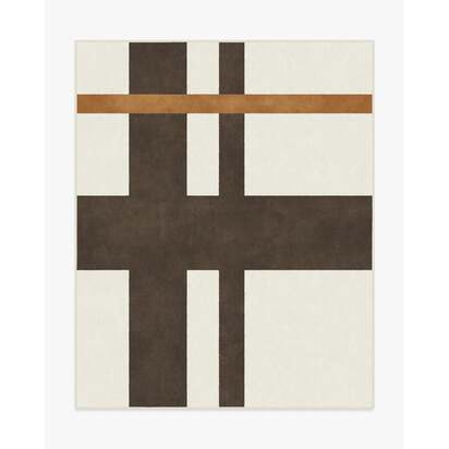 Scala Ivory & Brown Rug by The Local Project - 245 x 305 cm - All-In-One Rug
