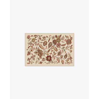Anonna Burgundy Multicolor Rug - 60 x 90 cm - All-In-One Rug