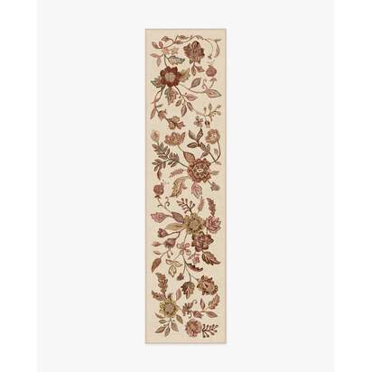 Anonna Burgundy Multicolor Rug - 75 x 305 cm - All-In-One Rug
