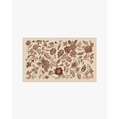Anonna Burgundy Multicolor Rug - 90 x 150 cm - All-In-One Rug