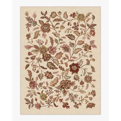 Anonna Burgundy Multicolor Rug - 275 x 365 cm - All-In-One Rug